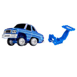 1:64 1975 Chevrolet Impala - Candy Blue -- CarTuned: Lowriders Show Glow Series 3
