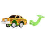 1:64 1978 Ford Thunderbird - Candy Orange -- CarTuned: Lowriders Show Glow Series 3