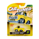 1:64 1973 Toyota Stout Custom -- Yellow -- CarTuned: Mainline Series 7