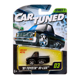 1:64 1981 Toyota Hilux (Custom) -- Dark Grey -- CarTuned: Mainline Series 7