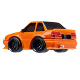1:64 1985 Toyota Corolla (AE86) Coupe -- Orange -- CarTuned: JDM Series 4