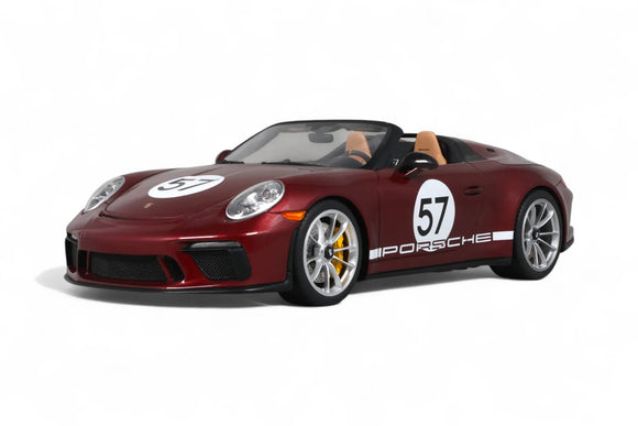 1:18 Porsche 911 (991.2) Speedster Heritage Design - Cherry Metallic - GT Spirit