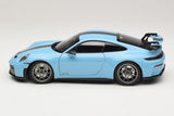 1:18 Porsche 911 (992) GT3 2025 Weissach Package -- Light Blue -- Norev