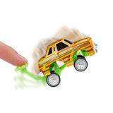 1:64 1978 Ford Thunderbird - Candy Orange -- CarTuned: Lowriders Show Glow Series 3