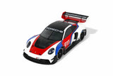 1:18 Porsche 911 (992) GT3 R Rennsport -- White/Blue/Red -- GT Spirit GT495