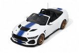 1:18 Shelby Mustang Super Snake Convertible -- White w/Blue Stripe -- GT Spirit