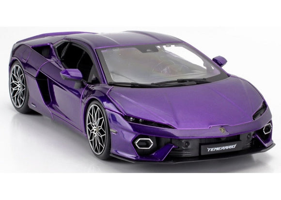 1:18 Lamborghini Temerario 2024 -- Metallic Purple -- Bburago 18-11052