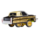 1:64 1985 Cadillac Fleetwood - Candy Black -- CarTuned: Lowriders Show Glow Series 3
