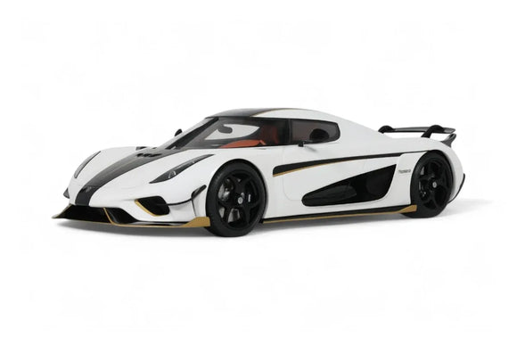 1:18 Koenigsegg Regera -- White/Black/Gold -- GT Spirit