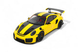 1:12 Porsche 911 (991.2) GT2 RS Weissach -- Yellow/Black -- GT Spirit GT535