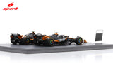1:43 2025 Constructors Champion Twin Set -- McLaren MCL39 -- Spark F1