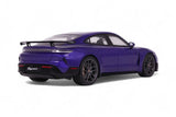 1:18 2023 Porsche Taycan Turbo GT -- Purple Sky Metallic -- GT Spirit GT520