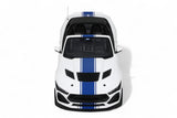 1:18 Shelby Mustang Super Snake Convertible -- White w/Blue Stripe -- GT Spirit