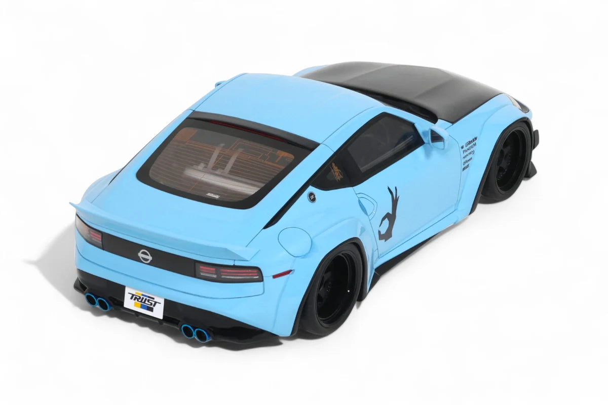 1:18 Nissan Fairlady Z (400Z) Pandem -- China Blue -- GT Spirit GT943