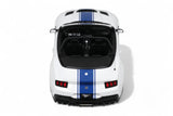 1:18 Shelby Mustang Super Snake Convertible -- White w/Blue Stripe -- GT Spirit