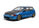 1:18 Honda Civic (EG6) Solido Works 1991 -- Cobalt Blue Pearl -- Solido