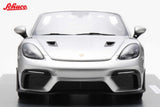 1:18 Porsche 718 (982) Spider RS Cabriolet -- Silver -- Schuco 18U00013