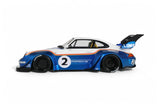 1:18 RWB 993 Liberty Walk -- #2 White/Blue -- GT Spirit Porsche 911 GT530