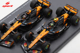 1:43 2025 Constructors Champion Twin Set -- McLaren MCL39 -- Spark F1