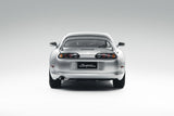 1:18 Toyota Supra A80 w/BBS Wheels -- Silver -- Whelart