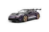 1:18 Porsche 911 (992) GT3 RS 2024 -- Viola Purple w/White Stripes -- Solido