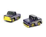1:64 1987 Chevrolet C10 Lowrider -- Purple -- CarTuned: MiJo Exclusive Series 1