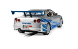 Scalextric 1:32 -- Brian's Nissan R34 Skyline GTR - Fast And Furious - C4674