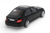 (Pre-Order) 1:18 Mercedes-Benz C63 AMG (Brabus B63S) -- Obsidian Black -- GT Spirit