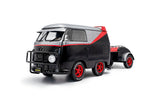 1:18 Volkswagen Shorty "Kool Kombi" -- Black/Grey (A-Team) -- Solido