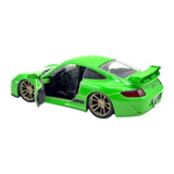 1:32 Porsche 911 GT3 RS 997 -- Green w/Black Stripes -- Fast & Furious JADA