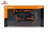 1:43 2025 Constructors Champion Twin Set -- McLaren MCL39 -- Spark F1