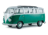 1:18 Volkswagen Kombi T1 Samba 1962 -- Dark Green/White -- Solido