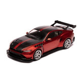 1:43 Ford Mustang GTD 2025 -- Metallic Red w/Black Stripes -- IXO Models
