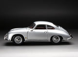 1:18 1957 Porsche 356A 1500 GS Carrera GT -- Silver Metallic -- Sunstar