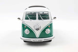 1:18 Volkswagen Kombi T1 Samba 1962 -- Dark Green/White -- Solido