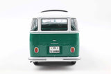 1:18 Volkswagen Kombi T1 Samba 1962 -- Dark Green/White -- Solido