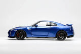 1:18 Nissan GT-R (R35) Track Edition 2020 -- Wangan Blue -- Motorhelix M83504