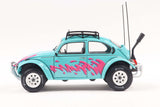 1:18 Volkswagen Beetle Baja -- Turquoise Blue/Pink -- Solido