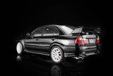 (Pre-Order) 1:18 Mitsubishi Lancer Evolution VI GSR T.M.E -- Pyrenees Black -- Motorhelix M84303