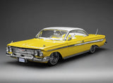 (Pre-Order) 1:18 1961 Chevrolet Impala Lowrider -- Yellow -- Sunstar