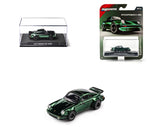 1:64 1975 Porsche 911 (930) Turbo -- Metallic Green -- Majorette: Collection