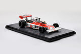 (Pre-Order) 1:8 1976 James Hunt -- Japanese GP 3rd Place -- #11 McLaren M23 -- Spark F1
