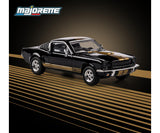 1:64 1965 Shelby Mustang GT500 -- Black w/Gold Stripes -- Majorette: Collection