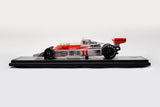(Pre-Order) 1:8 1976 James Hunt -- Japanese GP 3rd Place -- #11 McLaren M23 -- Spark F1