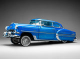 (Pre-Order) 1:18 1954 Chevrolet Bel Air Coupe Lowrider -- Blue Metallic -- Sunstar