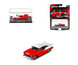 1:64 1955 Chevrolet Bel Air -- Red/White -- Majorette: Collection Deluxe
