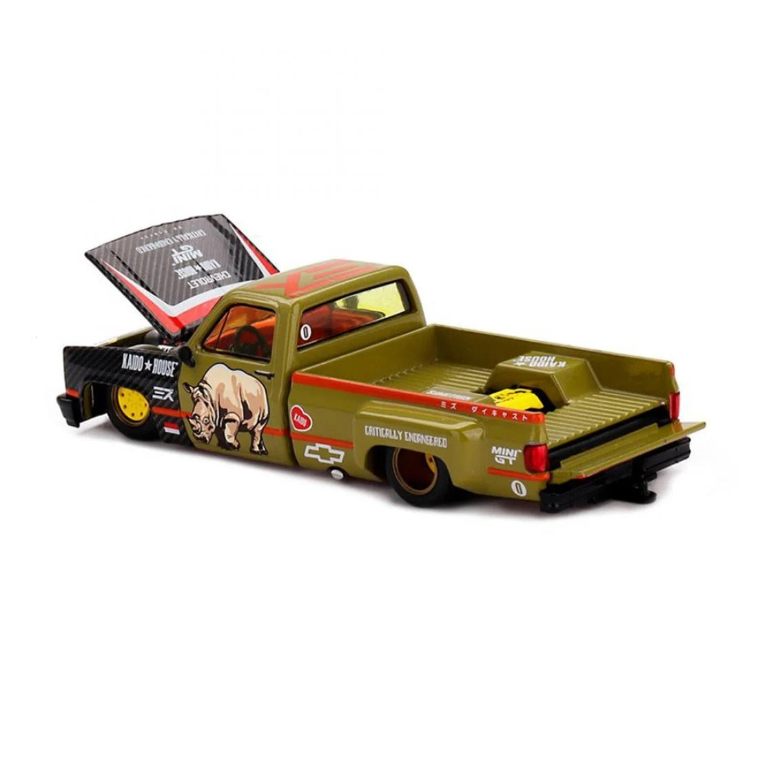 1:64 Chevrolet Silverado Dually -- Sumatran Rhino -- KAIDO MIZU Mini G