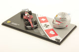(Pre-Order) 1:43 Car/1:5 Helmet Set -- 2025 Lewis Hamilton -- Las Vegas GP -- Looksmart F1