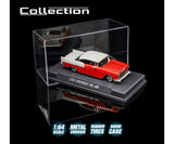 1:64 1955 Chevrolet Bel Air -- Red/White -- Majorette: Collection Deluxe
