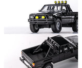 1:64 1985 Toyota Hilux SR5 Pickup Truck -- Black -- Majorette: Collection Deluxe